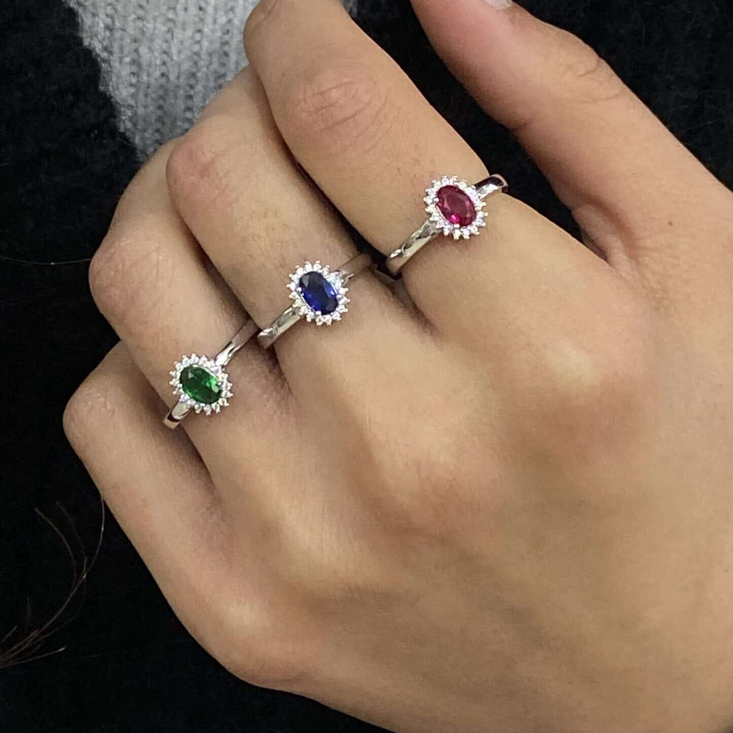 Anello Mini Kate in Argento 925