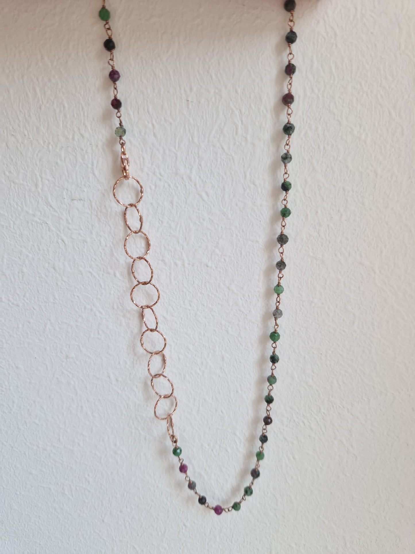 Collana in Argento 925 e Zoisite