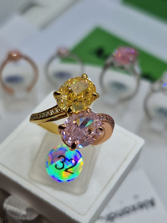 Degradè Veretta Ring, in S925 Silver