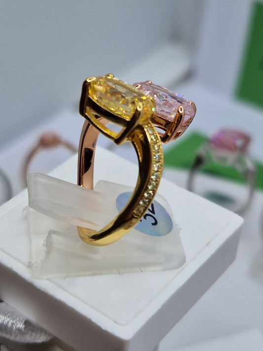 Degradè Veretta Ring, in S925 Silver