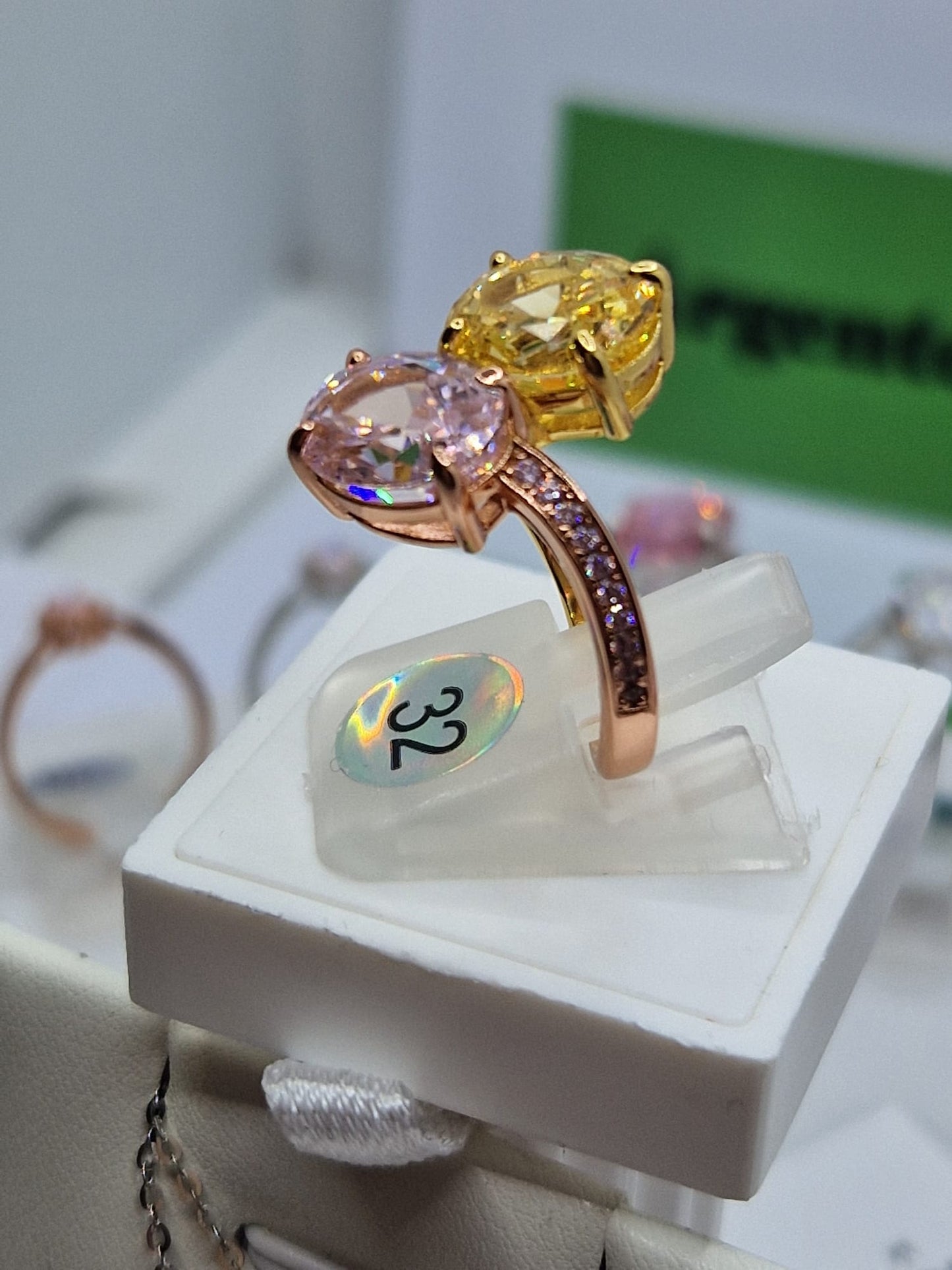 Degradè Veretta Ring, in S925 Silver