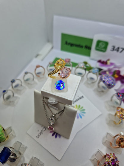 Degradè Veretta Ring, in S925 Silver
