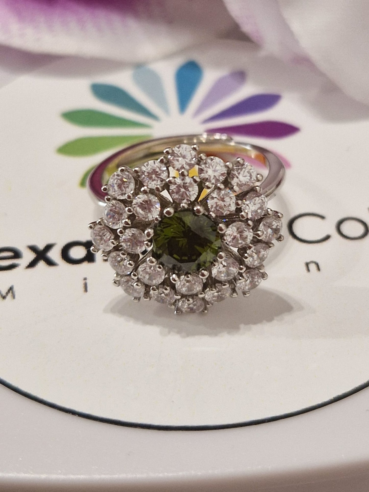 Anello Margherita COLOR, Produzione ESCLUSIVA, Argento 925