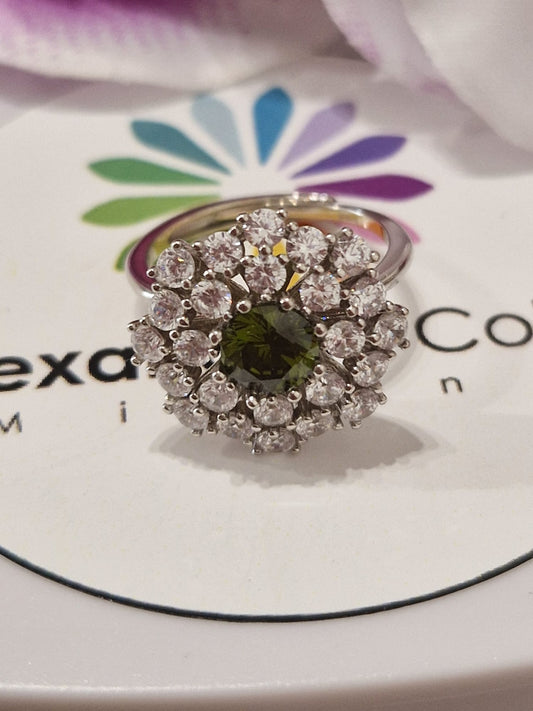 Anello Margherita COLOR, Produzione ESCLUSIVA, Argento 925