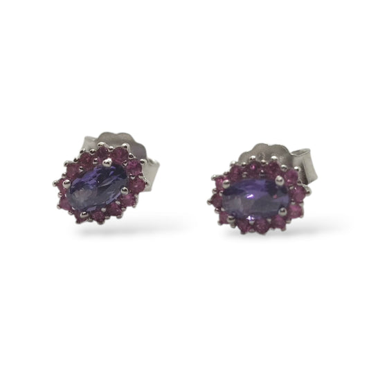 Orecchini Micro kate COLOR, Argento S925