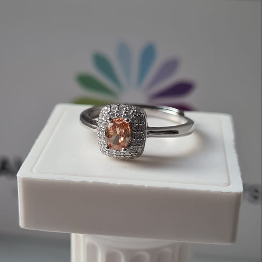 Anello Quadrotto Kate, in Argento S925