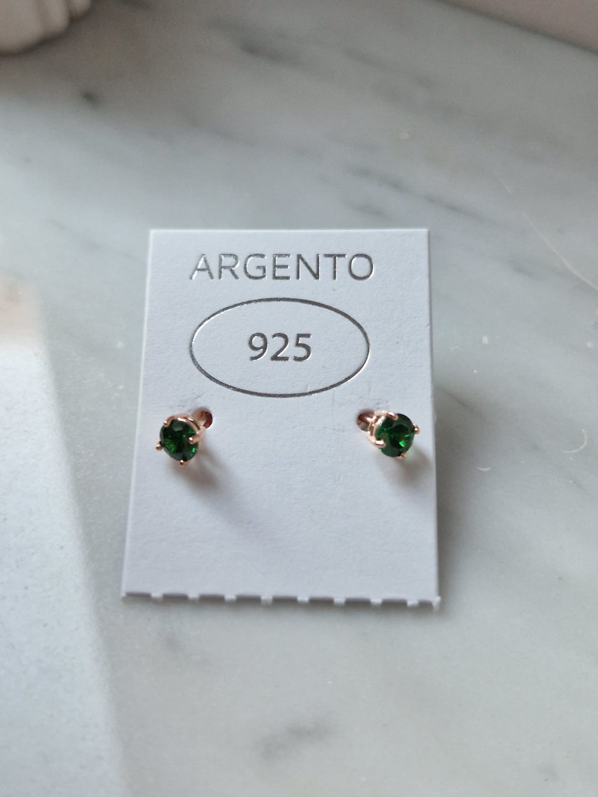 Orecchini Punto Luce COLOR 4mm, Produzione Esclusiva, Argento 925