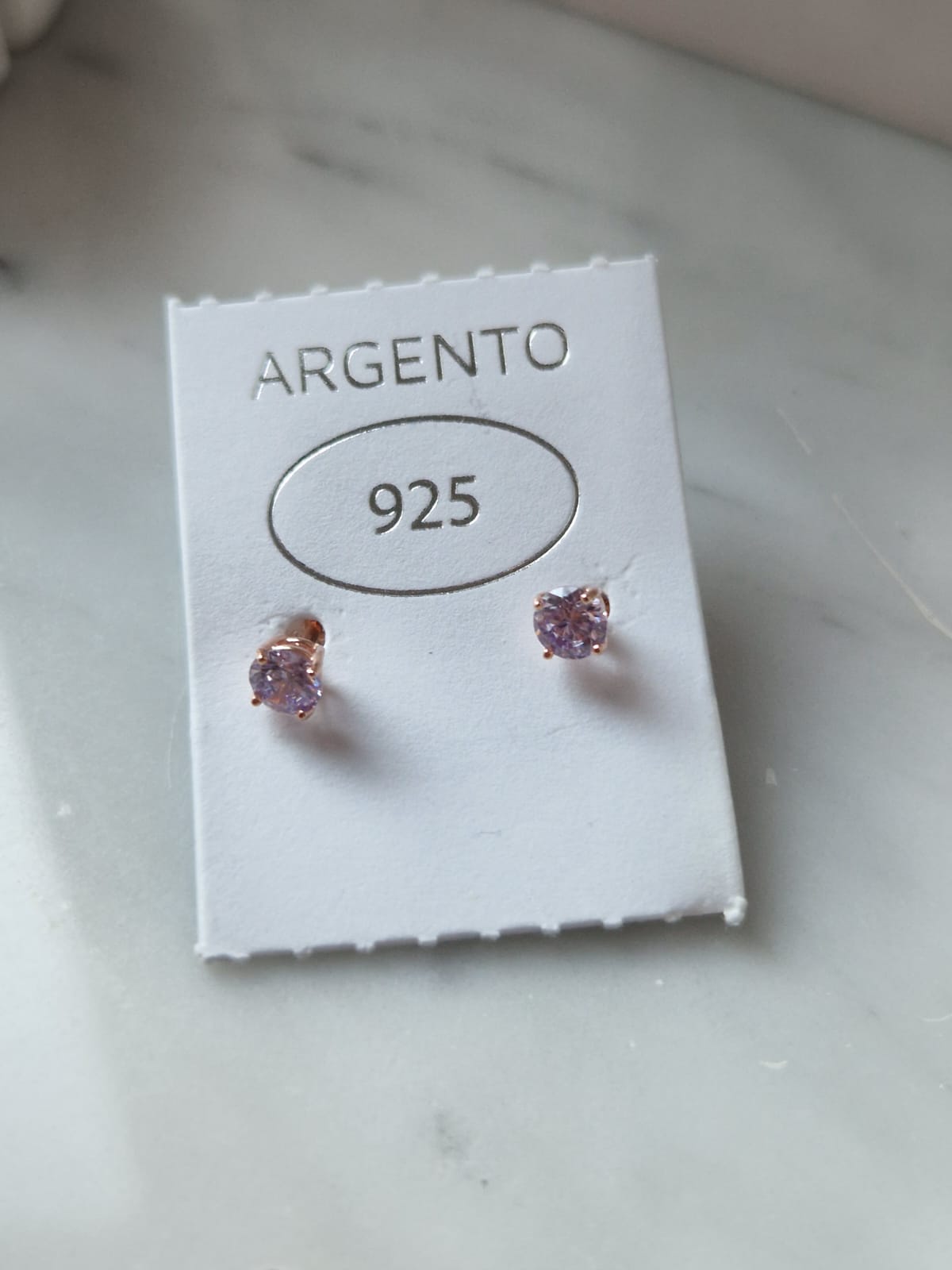 Orecchini Punto Luce COLOR 4mm, Produzione Esclusiva, Argento 925