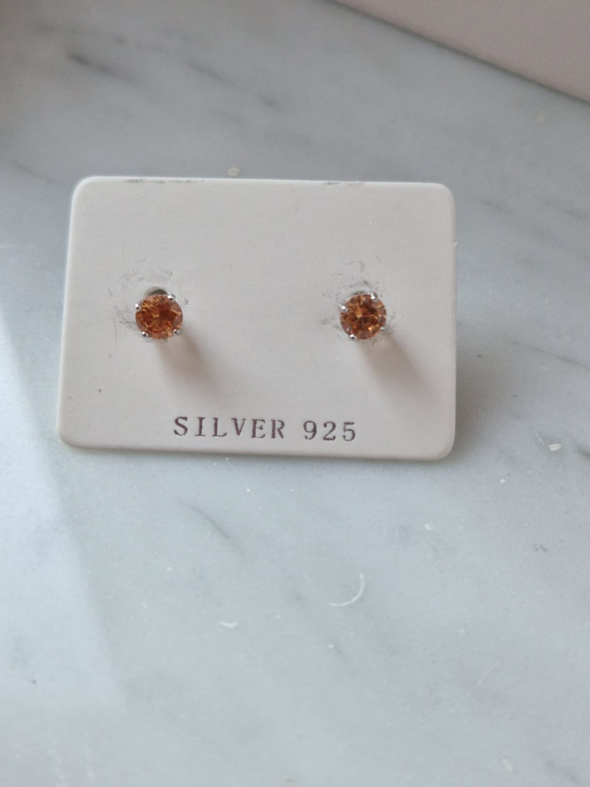 Orecchini Punto Luce COLOR 4mm, Produzione Esclusiva, Argento 925