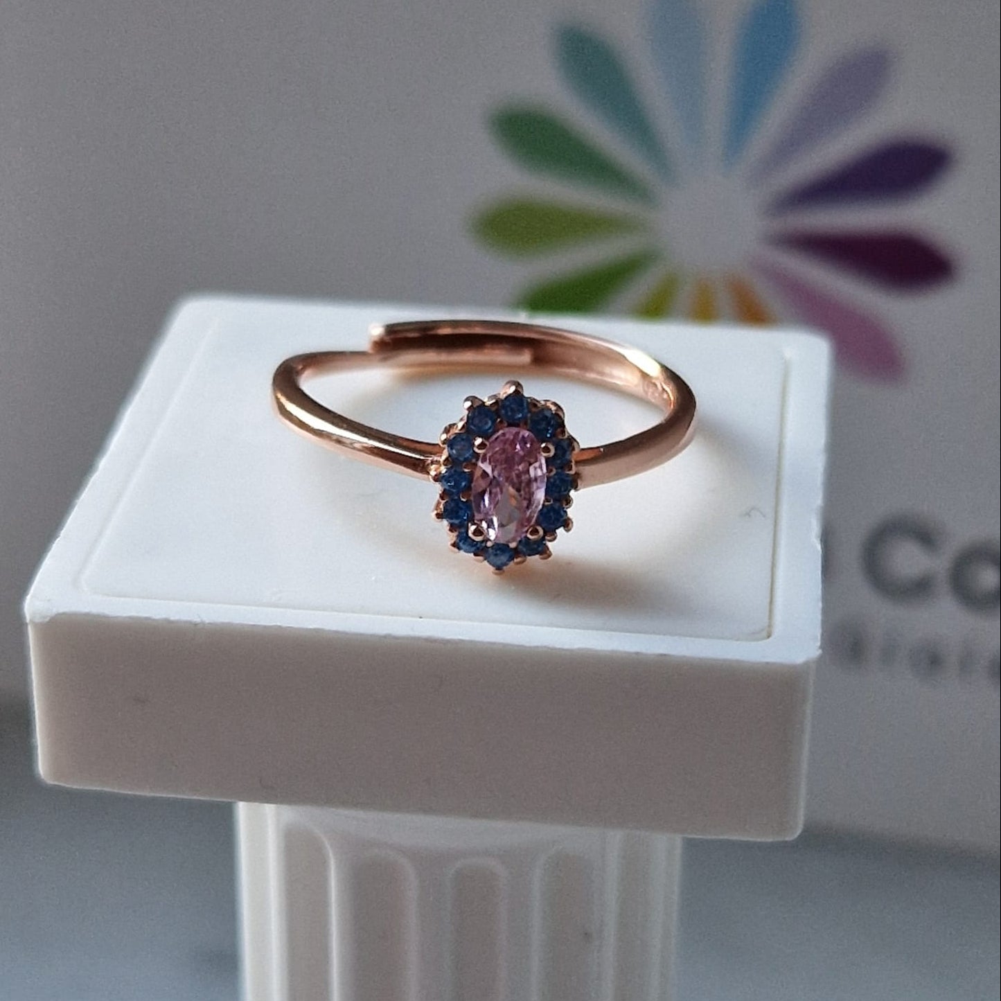 SET Micro kate Rosa/AquaBlu, Argento S925