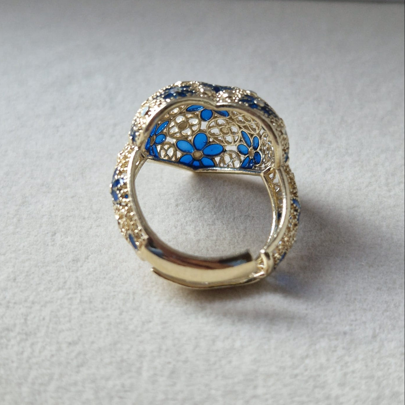 Anelli Cuore, Preziosi , in Filigrana, Argento 925 e Bagno in Oro