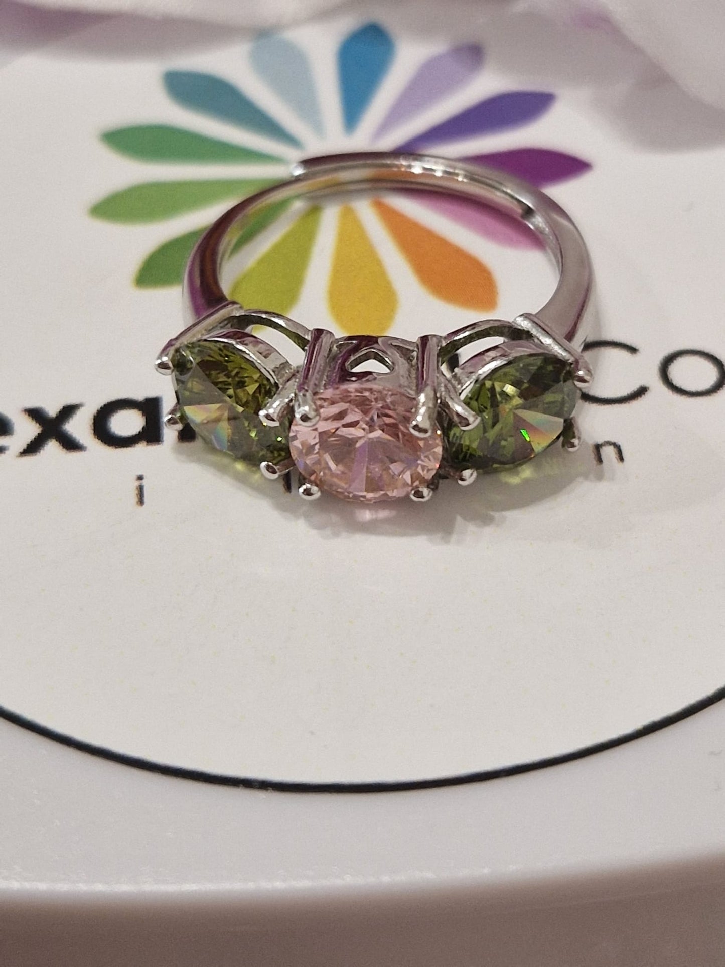 Anello TRILOGY MULTI Color 7mm, Produzione ESCLUSIVA, Argento 925