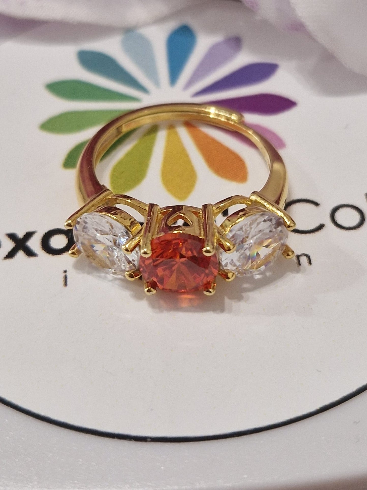 Anello TRILOGY MULTI Color 7mm, Produzione ESCLUSIVA, Argento 925