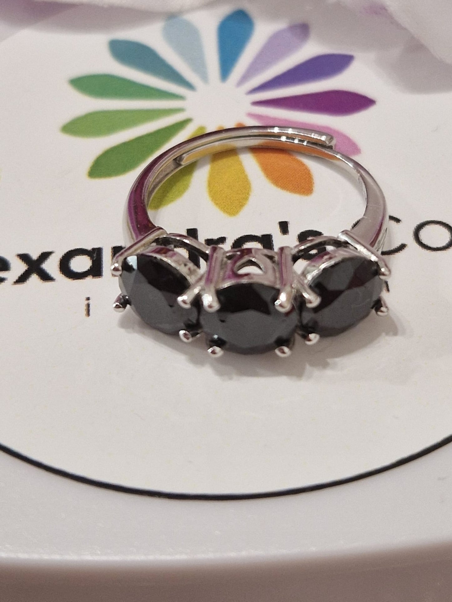 Anello TRILOGY MONOCOLOR 7mm, Produzione ESCLUSIVA, Argento 925