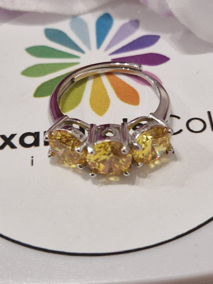 Anello TRILOGY MONOCOLOR 7mm, Produzione ESCLUSIVA, Argento 925