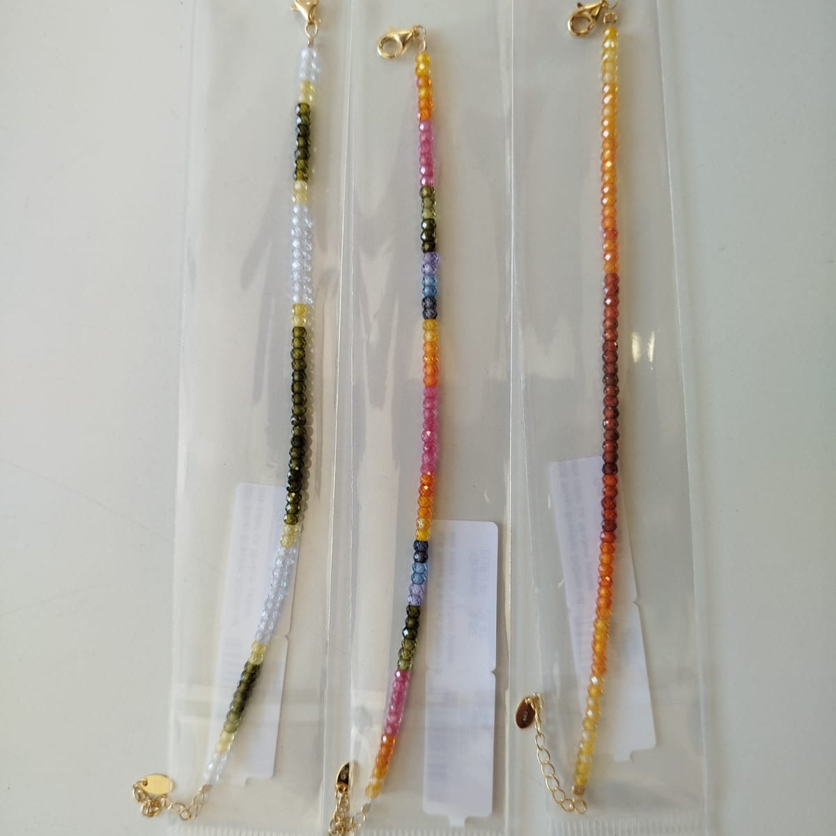 Bracciali in Zirconi 3mm, in Argento S925
