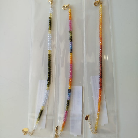 Bracciali in Zirconi 3mm, in Argento S925