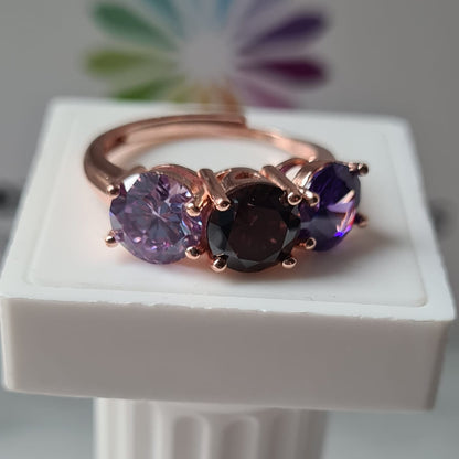 Anello TRILOGY MULTI Color 7mm, Produzione ESCLUSIVA, Argento 925