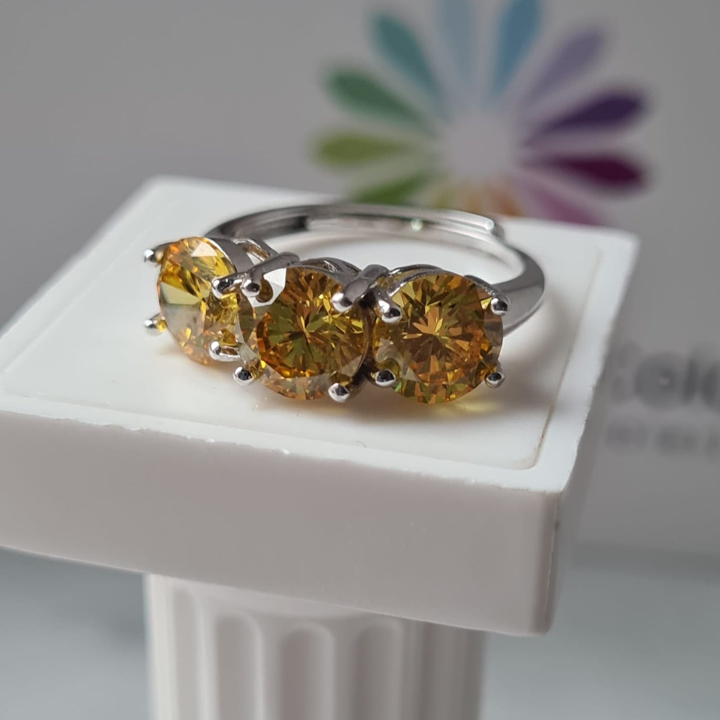 Anello TRILOGY MONOCOLOR 7mm, Produzione ESCLUSIVA, Argento 925