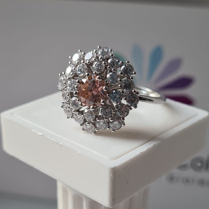 Anello Margherita COLOR, Produzione ESCLUSIVA, Argento 925