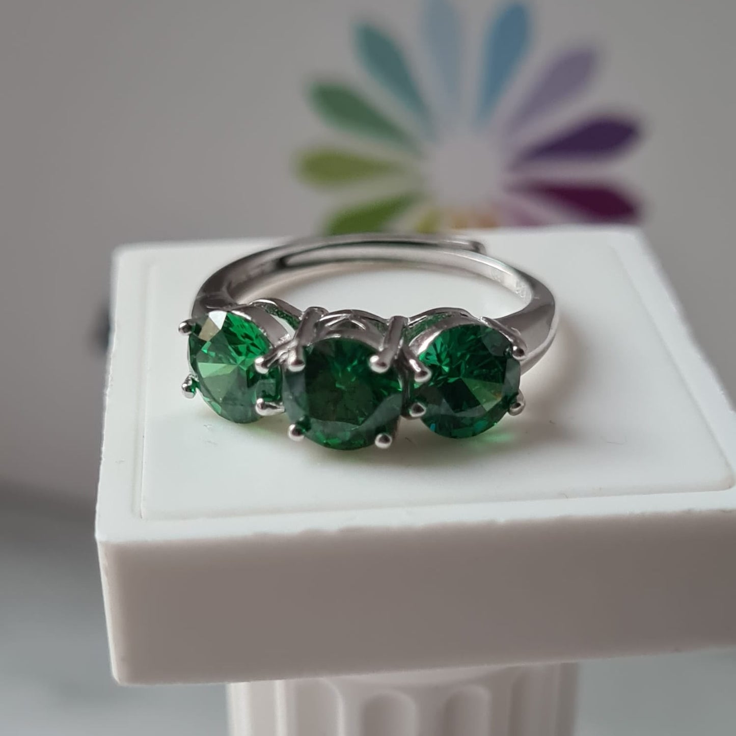 Anello TRILOGY MONOCOLOR 6mm, Produzione ESCLUSIVA, Argento 925