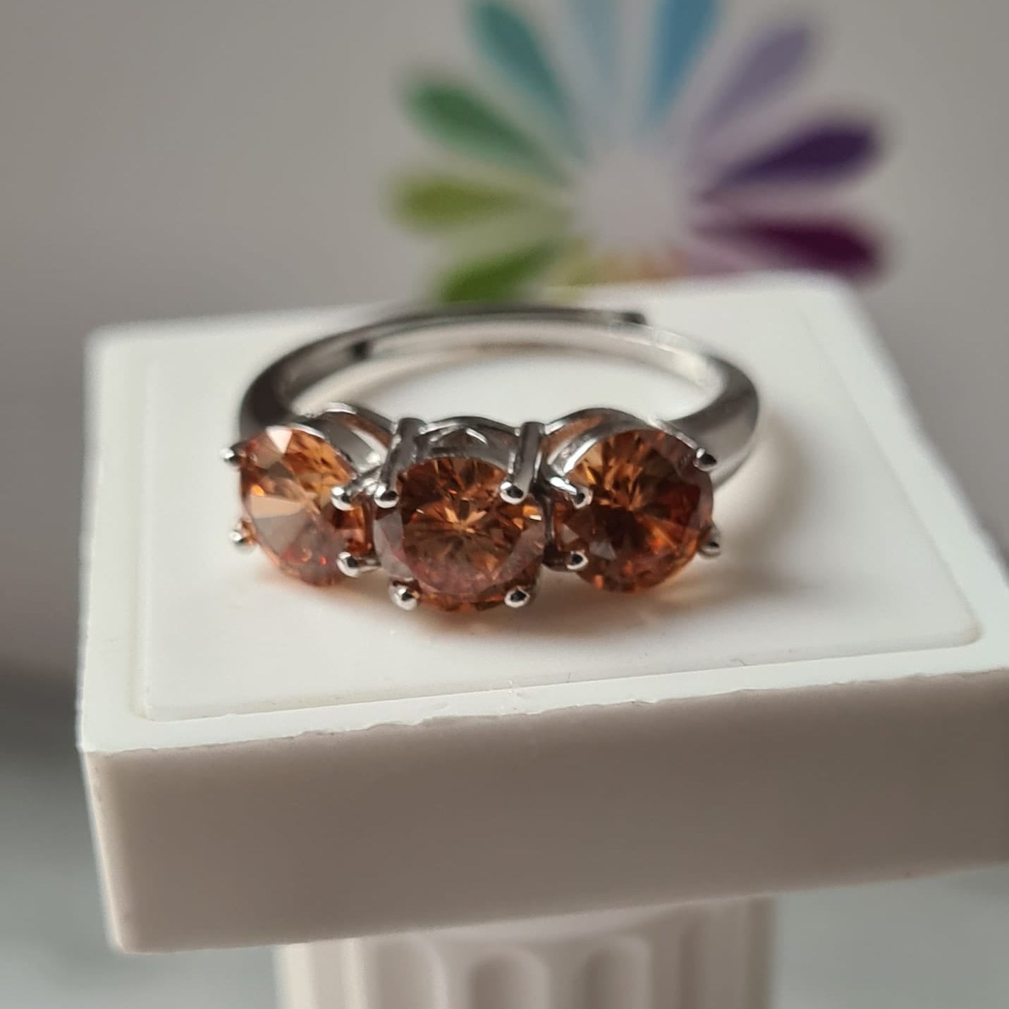 Anello TRILOGY MONOCOLOR 6mm, Produzione ESCLUSIVA, Argento 925