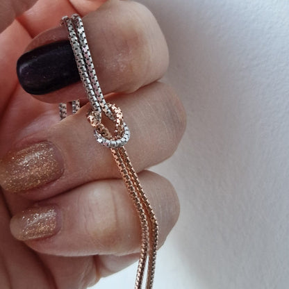 Bracciale NODO, in Argento S925