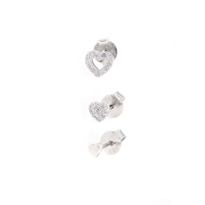 Combo 6 Silver and Multicolor Earrings in Soft 925 Silver 