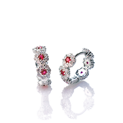 Orecchino Trilogy Margherita a Cerchio, in Arg925