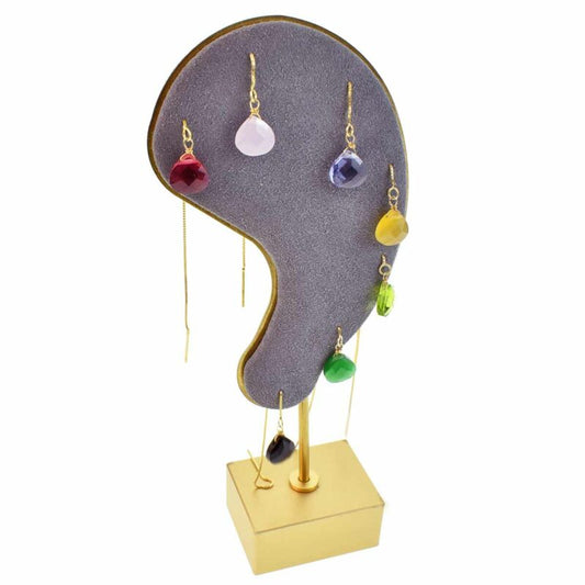 Orecchini Saliscendi con Goccia, Argento s925