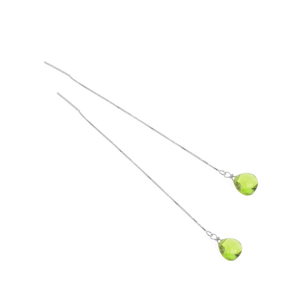 Orecchini Saliscendi con Goccia, Argento s925