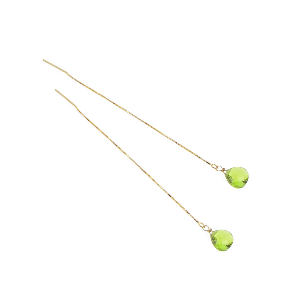 Orecchini Saliscendi con Goccia, Argento s925