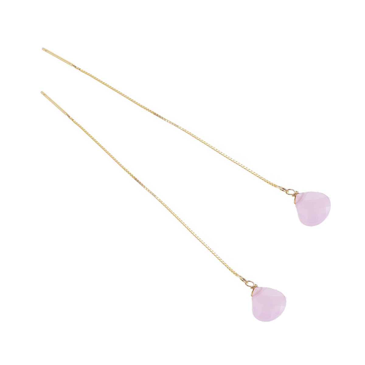 Orecchini Saliscendi con Goccia, Argento s925