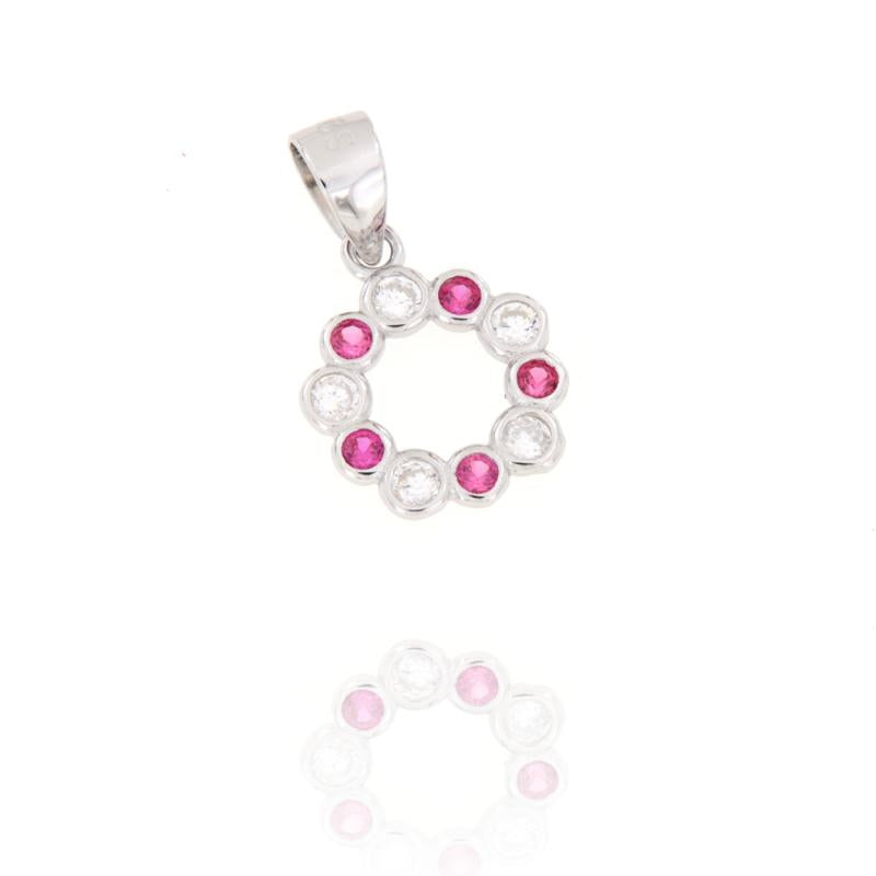 Ciondolo Ghirlanda, diversi colori –  in Argento 925