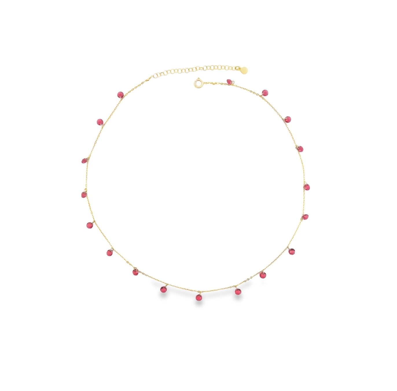 Zircon Heart Necklace, S925 Silver