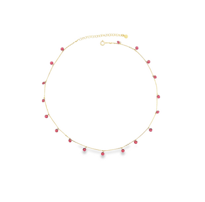 Zircon Heart Necklace, S925 Silver