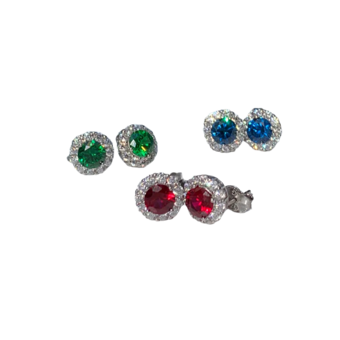 Boucles d'oreilles rondes Kate en argent 925