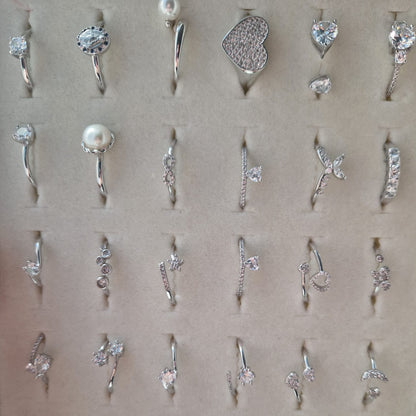 Placchetta Anelli Varie Forme Per le Dirette Live, SOTTO COSTO