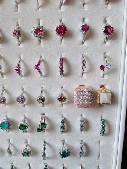 Placchetta Anelli Varie Forme COLOR Per le Dirette Live, SOTTO COSTO