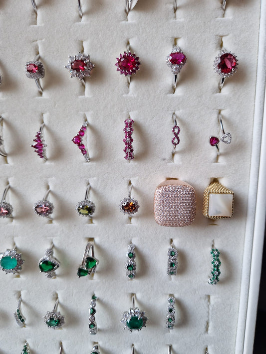 Placchetta Anelli Varie Forme COLOR Per le Dirette Live, SOTTO COSTO