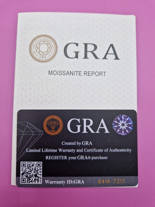 Anello Trilogy Classico in MOISSANITE USA, in Argento S925