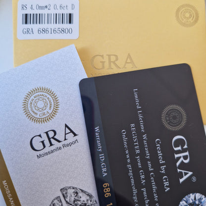 4-Petal Flower Ring, in S925 Silver and Zircons