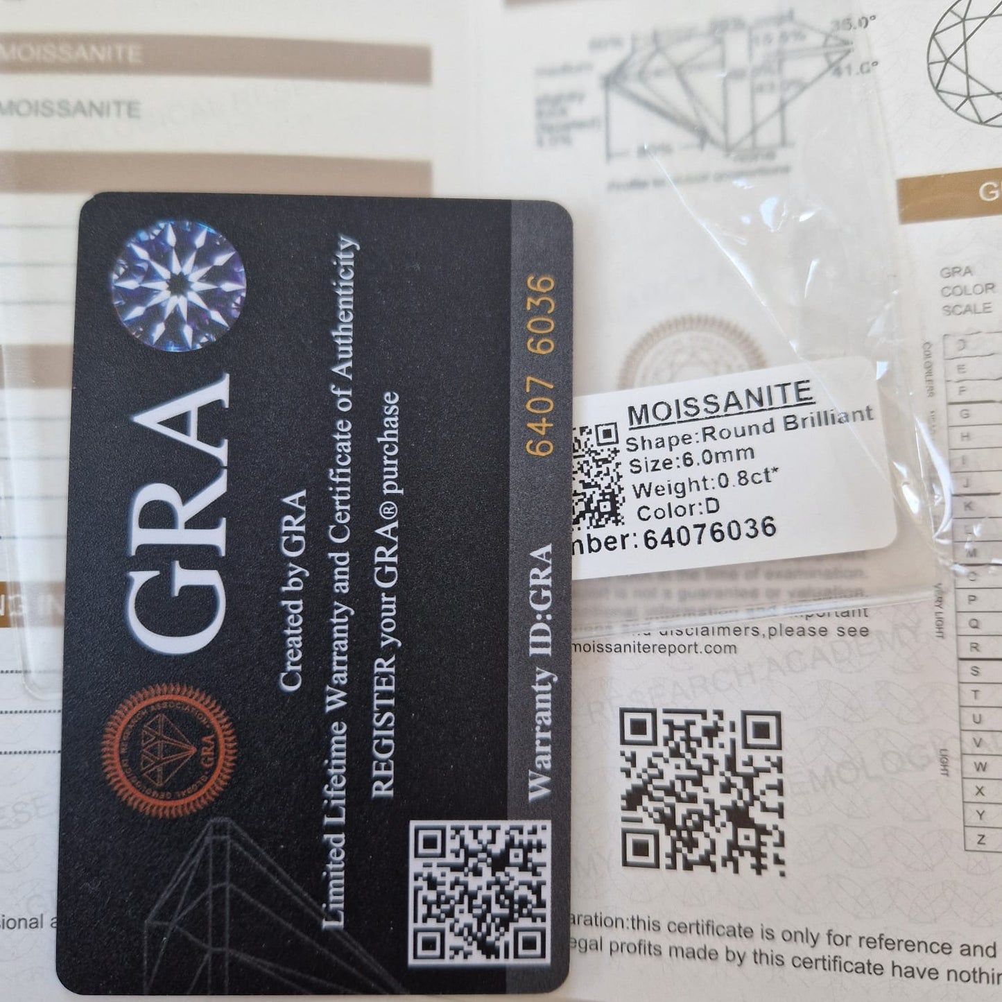 Anello Trilogy in MOISSANITE certificata, in Argento S925