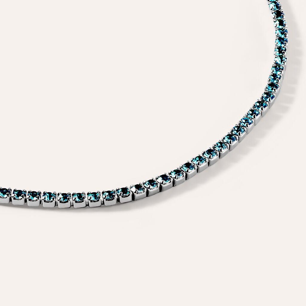 Mini Bracciali Tennis 1mm, Base Silver, Argento s925