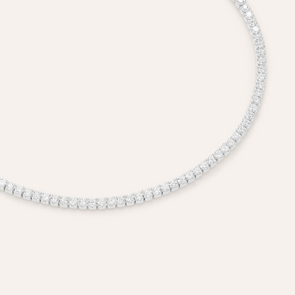 Mini Bracciali Tennis 1mm, Base Silver, Argento s925