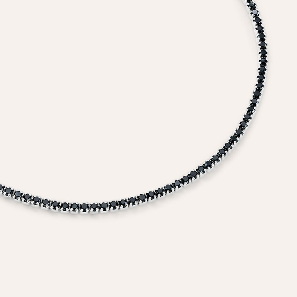 Mini Bracciali Tennis 1mm, Base Silver, Argento s925