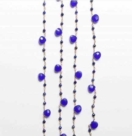 Royal Blue Long Necklace