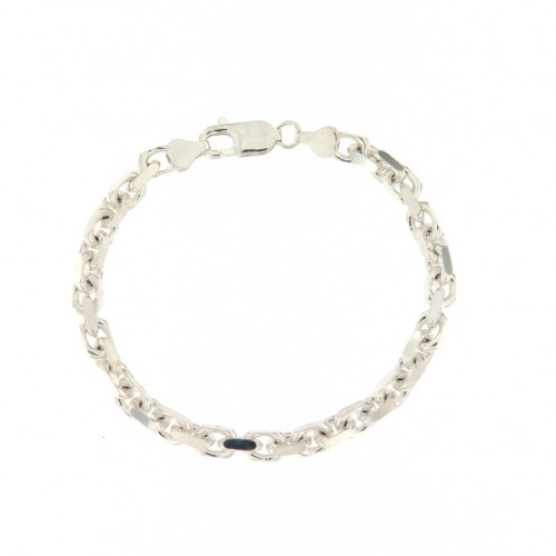 Bracelet chaîne carrée 5 mm en argent 925