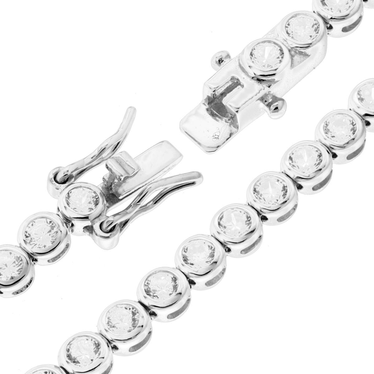 Bracciale Tennis Cipollina 3mm BIANCO, Argento s925 (Copy)