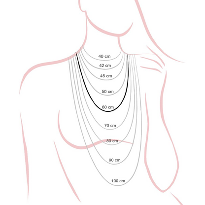 Catena Grumetta Diamantata, mm 5.4, lunghezza cm 60, in ARGENTO 925 Galvanica Oro